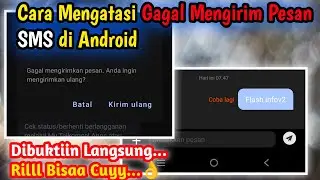 Cara Mengatasi Gagal Mengirim Pesan SMS di Android || Terbaru 2024