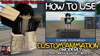 HOW TO MAKE CUSTOM ANIMATIONS PROPERLY IN TSB SKILL BUILDER V2 | The Strongest Battleground Roblox