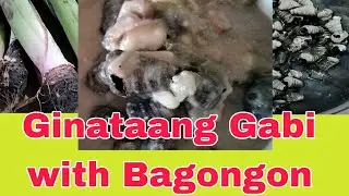 How to cook Ginataang Gabi with Bagongon | Ilonggo Dish | Kuzenang Ilongga