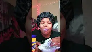 challenge myself to try and eat a whole bowl of cornstarch
