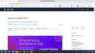Liquid swipe in Flutter ,Flutter Liquid Swipe Package ,