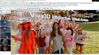 Interactive virtual human avatars for Android, Windows & Linux