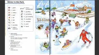 Longman Children Pictures Dictionary 20 Winter in the Park
