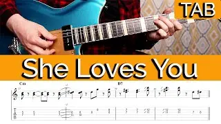 She Loves You - Guitar TAB (The Beatles)