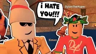 YOUTUBERS FIGHT IN ROBLOX SIMON SAYS!!! *AWKWARD*