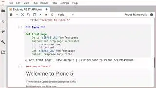 Exploring REST API with RobotKernel and RESTinstance and Selenium
