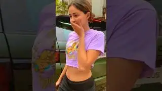 Ananya scared😨 by car horn🎺 //#shorts//