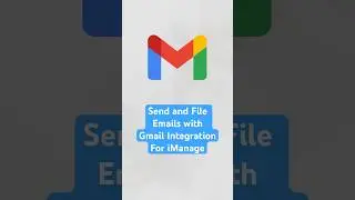 Send and File emails with the iManage Work Gmail extension 