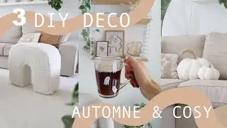 🍂🎃 3 DIY DECO cosy pour l'automne - Récup - Potirons - Halloween 🎃🍂