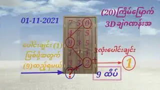 01-11-2021 (20)ကြိမ်မြောက် 3Dချဲဂဏန်းအတွက် ထိပ်စီးလုံးပိုင်