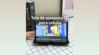 Tela de aumento 3D para celular 