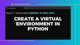 How to create a virtual environment in python