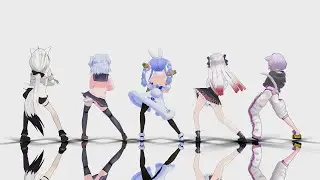 【MMDホロライブ】Hololive members dances like Houshou Marine #3 (FT: Tamaki)