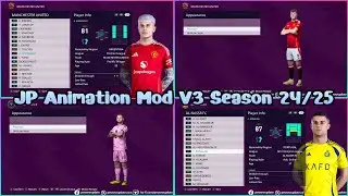 JP Animation Mod V3 Season 24/25 - PES 2021 & Football Life 2024