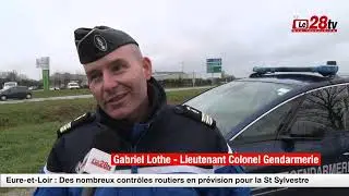 Contrôles routiers en prévision pour la St Sylvestre