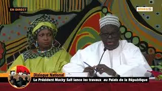 National Dialogue: Moustapha Niass's laudatory speech