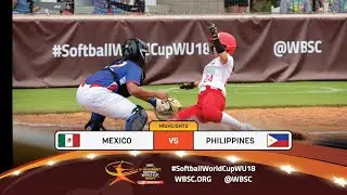 Highlights | Game 4 Mexico vs Philippines | 2024 WBSC U-18 Women's Softball World Cup Group C