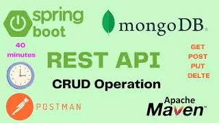 Spring Boot MongoDB REST API | Spring Boot MongoDB all CRUD operations | GET PUT DELETE POST | Hindi