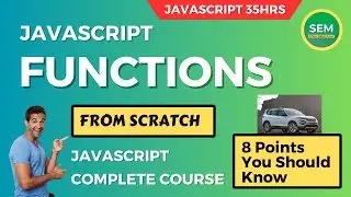 functions in javascript (Hindi) - 8 points to note - JS Full course