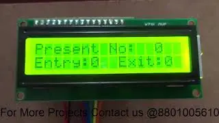 Arduino Based Bi Directional Visitor Counter