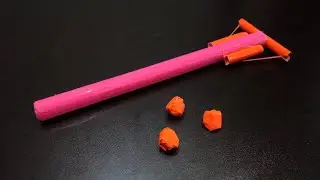 How To Make Paper Bullets Gun Shoots | Easy Simple Origami Toy Gun