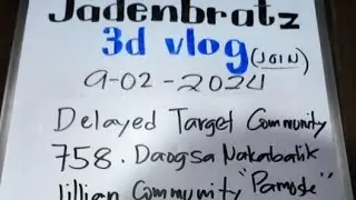 TARGET DELAYED COMMUNITY 758 JUD PAIR ((85-58)).GRATS SA NAKABALIK..LANTAWA SPECIAL COMBI SLIDE 874.