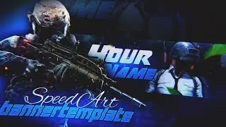 [SpeedArt] Banner editable de Call Of Duty y PUBG y como editarlo