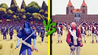 PIRATE FACTION vs BRITISH ARMY - Totally Accurate Battle Simulator TABS