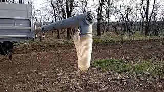 Небольшой обзор шнека, внесения удобрений на двух МТЗ