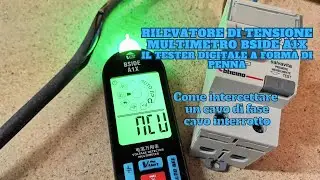 Rilevatore di tensione Multimetro Bside A1X - il tester digitale a forma di penna