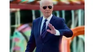 Joe biden left the race with style and tried the biggest roller coaster! #bbc #joebiden #ai #news