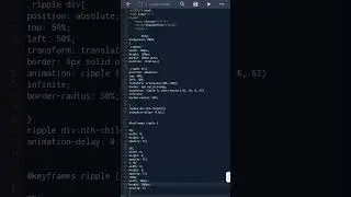 Ripple Effect using HTML & CSS 