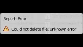 ⚠️ Could not delete file: unknown error