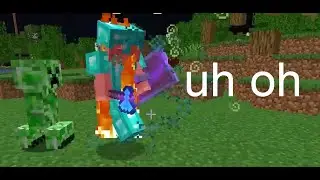 Creeper sneak attacks pro minecraft player?!?!?!?!!?