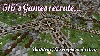 Recherche de Buildeur, Développeur, Codeur - MINECRAFT