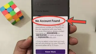 No account found in Phonepe | Phonepe me bank account nahi mil raha hai ?