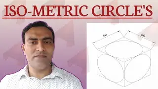 How to draw/create isometric circle in autocad || isometric drawing  in autocad || Exercise #1
