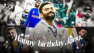 Happy birthday Virat Kohli 🔥 || Virat Kohli Birthday Status  virat kohli birthday WhatsApp Status
