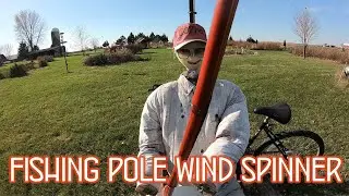 Fishing Pole Wind Spinner