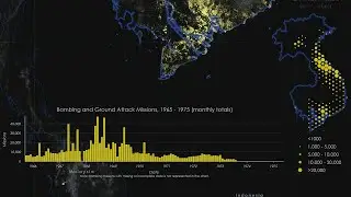 Explainer: Bombing Patterns of the Vietnam War, (1965 - 1975) in ArcGIS Pro #Representation