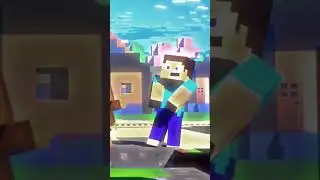 Steve at creative vs KNY #meme #minecraft #kny