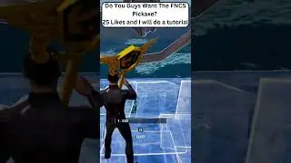 Do you guys want the FNCS Pickaxe?