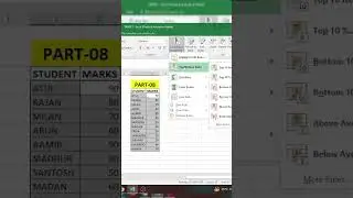 part-08  Top Bottom Rules in excel #exceltech #accountingsoftware #exceltips #excel
