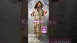 Шикарная Кимоно из норки Nafa цвет пастельная пудра  капюшон Куница