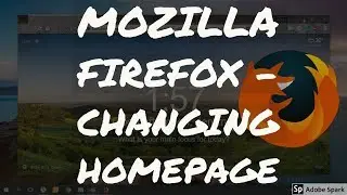 Changing Homepage in Mozilla Firefox