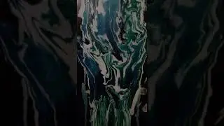 Акриловая заливка на пленке как квантовый переход))