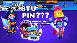 First Pin Pack opening of Season 5 | Stu Pin?? Brawl Stars Pin Pack Opening