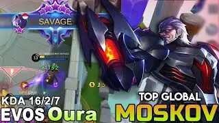 SAVAGE!! Moskov Best Build 2020 - Top Global Moskov Mobile Legends