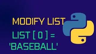 Python | Modify List Item