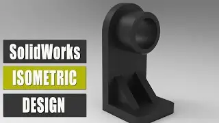 Isometric Design in SolidWorks | Solidworks Iso-3 Tutorial | 3d Modeling Tutorial
